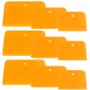 Catcher Set of 9 Body Filler Spreaders Automotive Body Fillers, 4, 5, 6 Inch Reusable Plastic Spreader For Applying Fillers, Putties, Glazes, Caulks and Paint